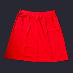 Serengeti Vibrant Red Mini Skirt